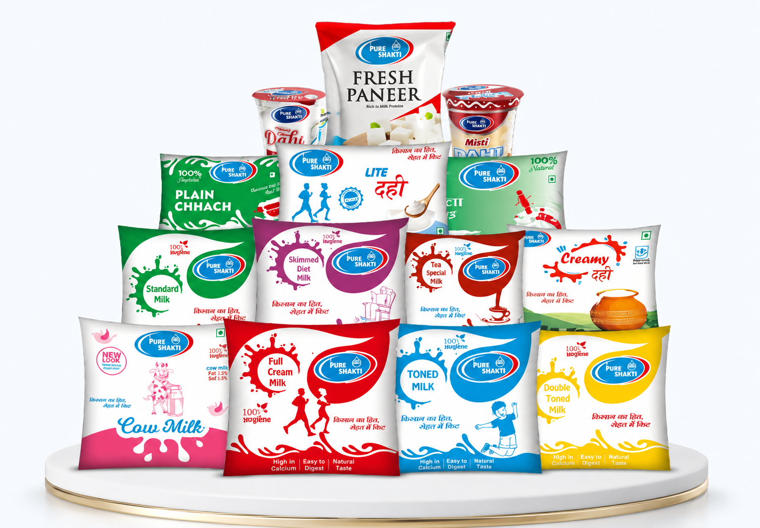 Pure Shakti dairy product collection